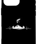 Dope Hang Glider Art iPhone 16 Pro Max Case Two Part Protective Shell with mountain and hang glider design