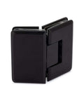 Oceana Heavy Duty 135 Degree Glass To Glass Hinge For Three Eighths To One Half Inch Glass Doors Up To Thirty Six Inches Wide And One Hundred Fifty Pounds Matte Black Finish