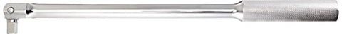 Knurled Steel Flex Handle Eighteen Inch Half Inch Drive With Beefy Knurled Grip For Socket Wrench Sets Ideal For Auto Shop