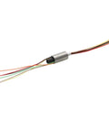 6CH 6mm Slip Ring 360 Degree Rotary Joint for Drone Gimbal and Robotic Systems, conductive slip ring with gold contacts