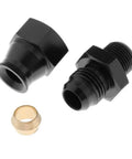 Five Sixteenth Inch Tube To 6A Straight Male Pneumatic Adapter Fitting With Brass Component And Aluminum Body