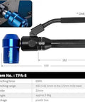 Portable Hydraulic Hole Punch Kit With Six Dies For Drilling Holes In Mild Steel Plates And Metal Sheets Manual Knockout Punch For Electrical Boxes Built Tough And Ready To Use Blue showing measurements and specifications
