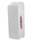 Twenty Pack White Surface Mounted Fire Extinguisher Cabinet Outdoor Weatherproof Locking Storage Box For 5 Lb Portable Units side view