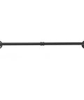 Space Saving Garment Rack for Entryway and Bedroom, Industrial Metal Clothes Rod shown horizontally