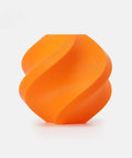 3D print object using Premium PLA Filament 1.75mm 1kg Matte Pumpkin Orange, showcasing smooth curves and vibrant color.