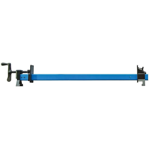 24 Inch Bar Clamps for Woodworking, Lightweight Aluminum Bar Clamp With Built In Locking Hooks, Wide Foot For Stability