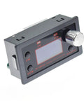 ZK-SMC02 stepper motor driver controller with gray front panel, LCD display, and silver rotary knob