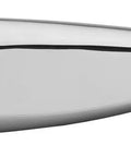 Brass Tub Spout 8.5 Inch Reach Polished Chrome With Rear Thread, Fits 3/4 IPS And Brass Reducer To 1/2 IPS shown side view