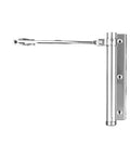 Soft Close Door Closer Beefy Heavy Duty Aluminum Alloy Adjustable For 0-180 Degree Closing Fits Up To 40Kg Doors Silver Finish