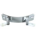 Washing Machine Door Hinge Replacement Part 12338100001462 Durable Silver Metal For Smooth Operation Easy Install No Fuss Quick Bolt On Fix Compatible