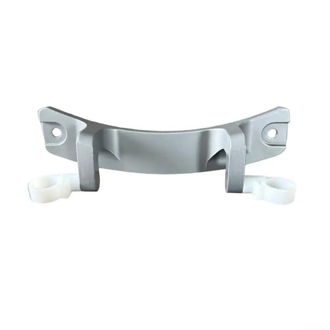 Washing Machine Door Hinge Replacement Part 12338100001462 Durable Silver Metal For Smooth Operation Easy Install No Fuss Quick Bolt On Fix Compatible