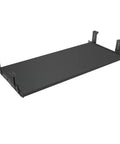 Smooth As Butter Under Desk Keyboard Tray With Heavy Full Extension Slides Wooden Pullout Work Platform For Clearing Desk Clutter Big Upgrade For Streamers Coders And Gamers 30 Inch Black, top view.