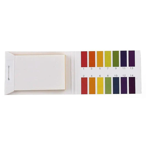 80 Strips Pack Litmus Paper pH Tester Strips 1-14 Universal Indicator with color chart for water and aquarium testing