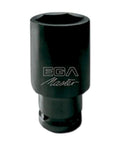 Pro Grade Impact Socket Wrench Adapter with 6 Point Hex Drive, black finish, designed for heavy machinery, fits 1.5 to 3.15 inches.