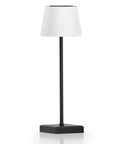 Cordless Rechargeable Table Lamp With USB Charging, Touch Dimmer, 3 Color Modes, Wireless Modern Lamp, Black Finish
