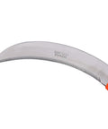 K208P Easy Grab And Go Harvest Sickle With Plastic Handle And Light Serration, 6.5 Inch Stainless Steel Blade, Orange Grip