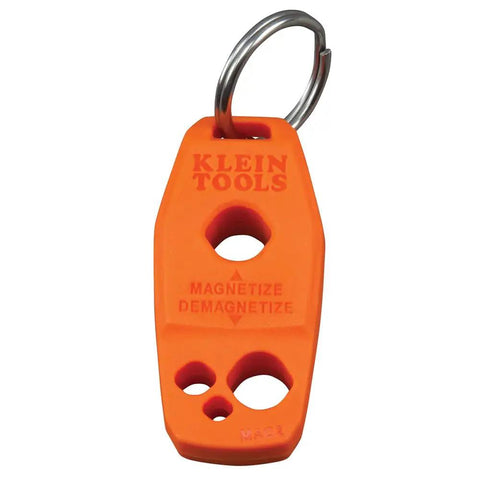 Magnetizer and demagnetizer tool from 9-Piece Screwdriver Set With Magnetizer And Demagnetizer For Magnetic Tips, orange with keyring