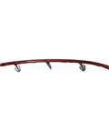 Slick Right Side Rear Bumper Reflector Red Lens Replacement For Tesla Model 3 2017 To 2022 from side view with clips.