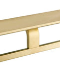 Dual Roll Toilet Paper Holder With Phone Shelf In 304 Stainless Steel Rust Proof Brushed Gold Finish Dope Modern Luxury Look