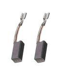 2 Pack Carbon Brushes Replacement For GBH36V LI GBH36VF LI And GBH36 V SDS Drills 8x7x18.5mm shown with copper wires