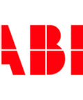 Red ABB logo on a white background