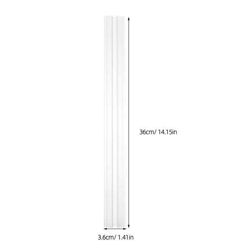 Clear Acrylic Piano Hinge Strips For Golf Cart Windshield Replacement Two Pack, 36cm long, flexible for easy panel attachment.