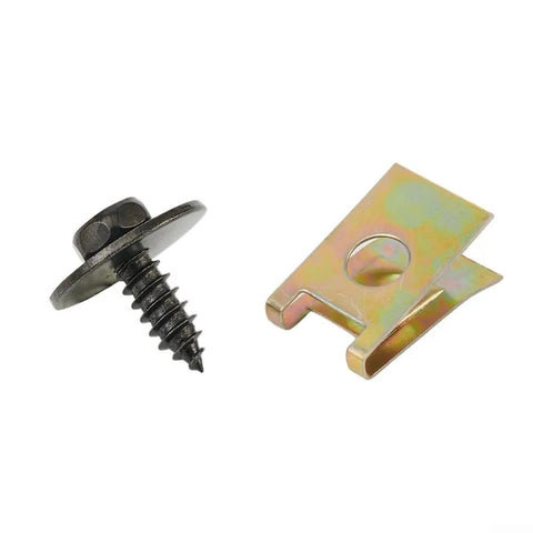 Image of the 40Pcs U Nut Hex Screw Fastener Kit For BMW Undertray And Sheet Metal Clips With Washers, Self Tapping Bolts