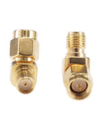 3 Pack SMA Male to SMA Female FPV Antenna Adapters Pro Grade Gold Plated Connectors for WiFi Antennas and Signal Boosters Drone Controller