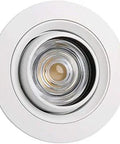 3UOOWWFA Led R Recessed Downlight Living Room Recessed Ceiling Light Attic Porch Lighting Built-in Spotlight CRI80 with circular design.