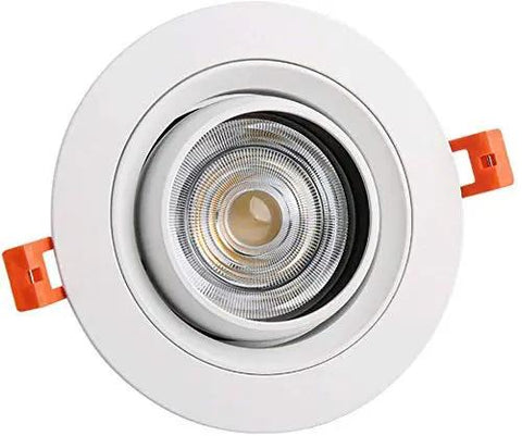 3UOOWWFA Led R Recessed Downlight Living Room Recessed Ceiling Light Attic Porch Lighting Built-in Spotlight CRI80 with circular design.