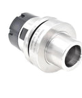 Rock Solid Precision Balanced Collet Chuck For HSK63F CNC Woodworking Tool Holder with ER40 connection, 100mm length.