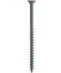 Go To Size 8 By 3 Inch Deck Screws With Polymer Coated Finish And Bugle Heads For Snappy Starts Pulling Boards Tight Rust Resistant Gray Exterior Fasteners In A Sturdy 5lb Box For Stress Free Install