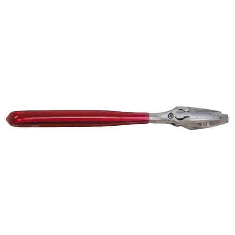 Adjustable Drive Wrench, Half Inch Jaw Capacity, Four Inch Length, forged alloy steel with plastic dipped handle, side view
