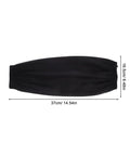 Black Waterproof Arm Sleeves Two Pack Heavy Duty Grease Shield For Mechanics And Construction Crews shown flat, dimensions 14.54in x 6.48in.