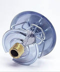 Heavy Duty Fire Sprinkler Head Protective Cover Built Tough To Shield Against Paint Dust And Debris With Drop On Go Setup For Contractors Keeping Your Sprinklers Pristine Through Rough Construction Jobs - clear plastic cover with threaded outlet