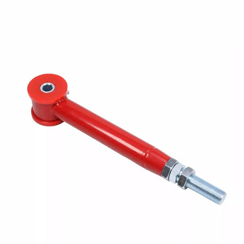 Adjustable Rear Panhard Track Bar With Polyurethane Bushings For 2000-2009 Chevy Suburban Tahoe Yukon Avalanche Escalade And H2 red steel link