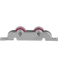 Rugged Stainless Steel Double Wheel Sliding Window And Door Roller Pulley 4 Pack With Whisper Quiet Glide And Copper Groove For Dead Simple No Sweat Track Fixes, double wheel roller with nylon wheels.