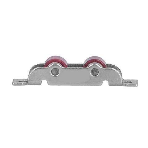 Heavy Duty Double Wheel Window Pulleys With Mounting Screws 4 Pack Of Slick Nylon Track Rollers For Sliding Doors And Windows, double wheel design.