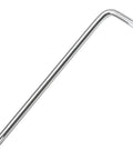 Long T27 Tamper Proof Torx Star Bit Wrench L Shaped Pro Grade Heavy Duty Bit Driver For Fasteners Nickel Plated 45 Steel Finish Corrosion Resistant Chamfered Ends For Smooth Insertion, 115mm