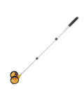 Hilitand Rolling Measuring Wheel, Lightweight, 41.7in Extendable, features a yellow wheel and sturdy handle for accurate distance measurement.