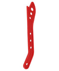 Safety Push Block And Push Stick For Table Saws And Routers, Redwood Blade Push Stick For Carpentry shown in red ABS plastic