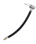 Eight Inch Tire Inflator Hose Adapter With Clip Locking Air Chuck And Nylon Woven Air Hose Stops Pressure Loss Quickly And Fits Any Standard Valve Stem To Keep Wheels Running Smoothly Without Stress As You Fix Up Your Own Car On The Side Of Road.