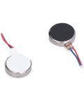 Tiny 50Pcs Mini Vibration Motors Set, DC 3V 10x2.7mm Low Noise Micro Vibrating Motors for Watches and Mobile Phones, close-up view