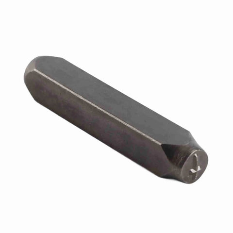 Cross Shape 0.24 Inch Steel Stamping Tool For Jewelry Craft Imprinting On Metal Plastic Wood Leather Chrome Vanadium