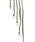 Holdzit Nine Inch Heavy Duty Rubber Strap Set With Release Hook Fastener For Truck Auto, featuring multiple elastic straps and hooks.