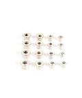 Pro Grade Dowel Centers And Tenon Center Points Set For Solid Steel Dowel Pins, Chrome Plated Drill Alignment Pins in various sizes