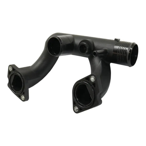 Black automotive component for radiator system installation