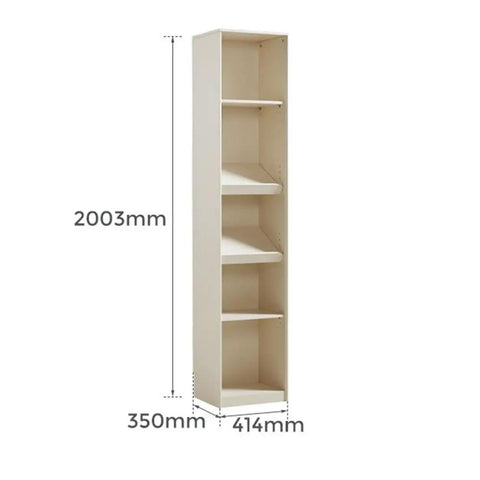 Dope Floor Standing Modular Bookshelf With Open Compartments And Adjustable Shelves, Ultra Versatile Display Cabinet, 2003mm tall