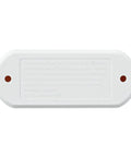 Back view of Plug In Wireless Doorbell Kit With 4000 Feet Of Range And A Loud Flashing Strobe, showing mounting holes.