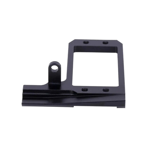 Low Center Of Gravity Front Axle Servo Mount For 1/10 RC Crawlers, Behind The Axle BTA Setup, CNC Aluminum, front view